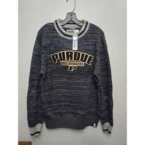 Bruzer Purdue Boilermaker NCAA Nantucket Thick Sweater Medium Basketball Rare!